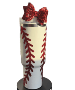 baseball tumbler rhinestone