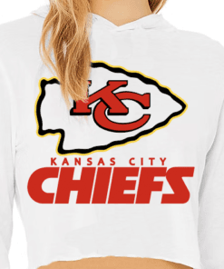 kansas chiefs crop sweater
