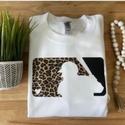 Leopard Baseball sweatshirt