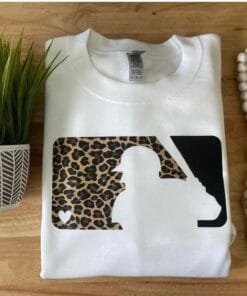 Leopard Baseball sweatshirt