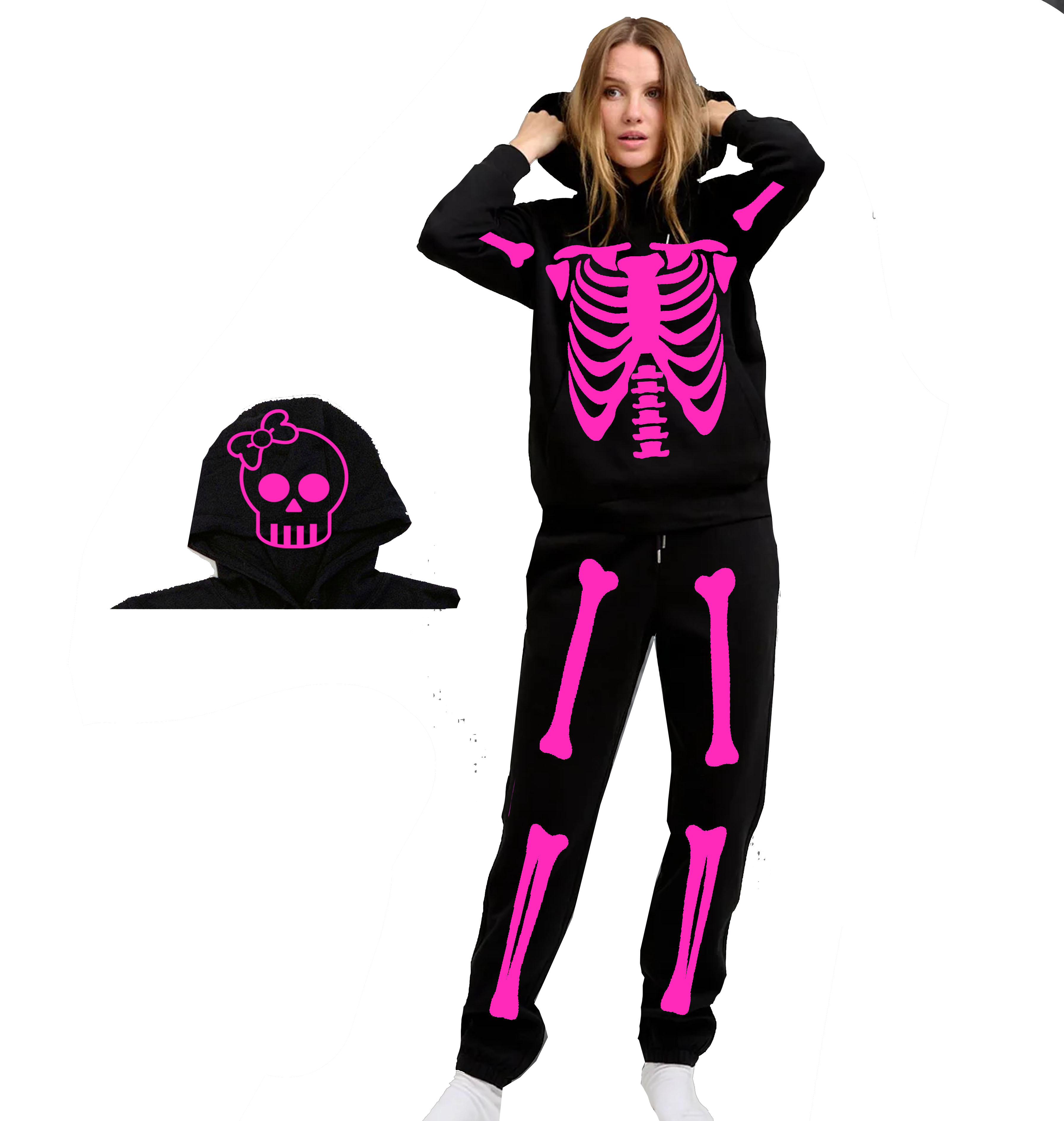 skeleton sweatsuit