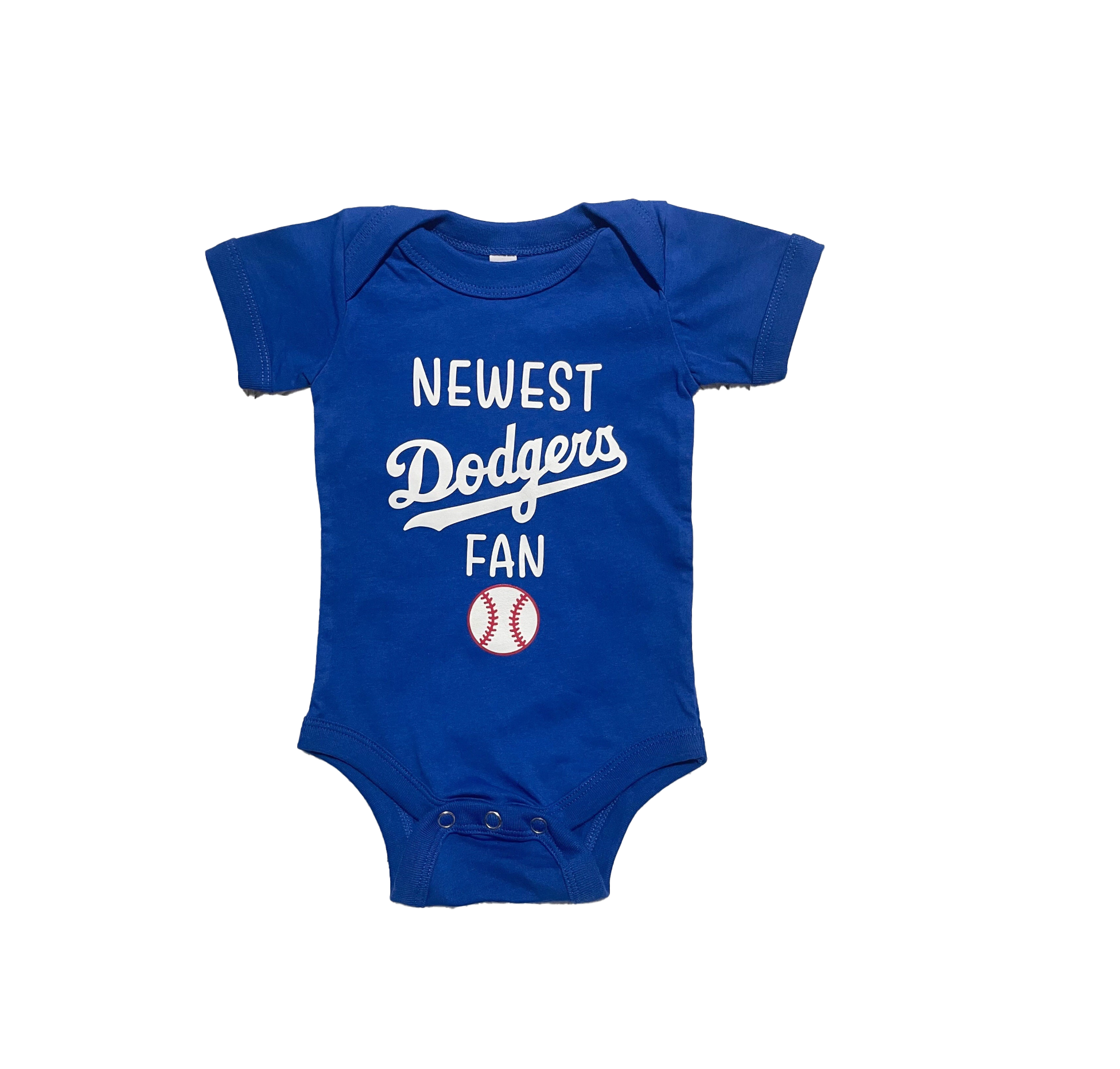 Dodger fan onesie