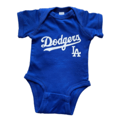 LA Dodger fan onesie