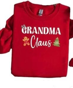 Grandma Claus Holiday Sweatshirt, Women's, unisex sizing