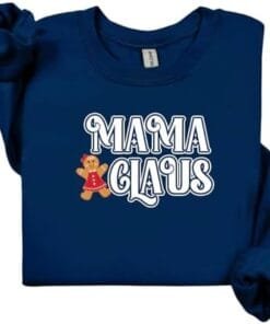 Grandma Claus Holiday Christmas Sweatshirt, unisex sizing