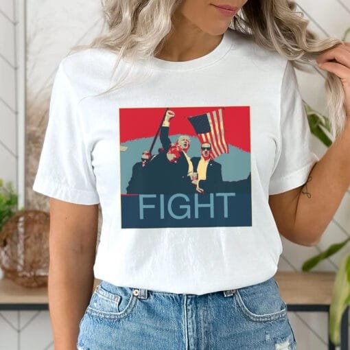 Retro Trump fight Unisex Shirt