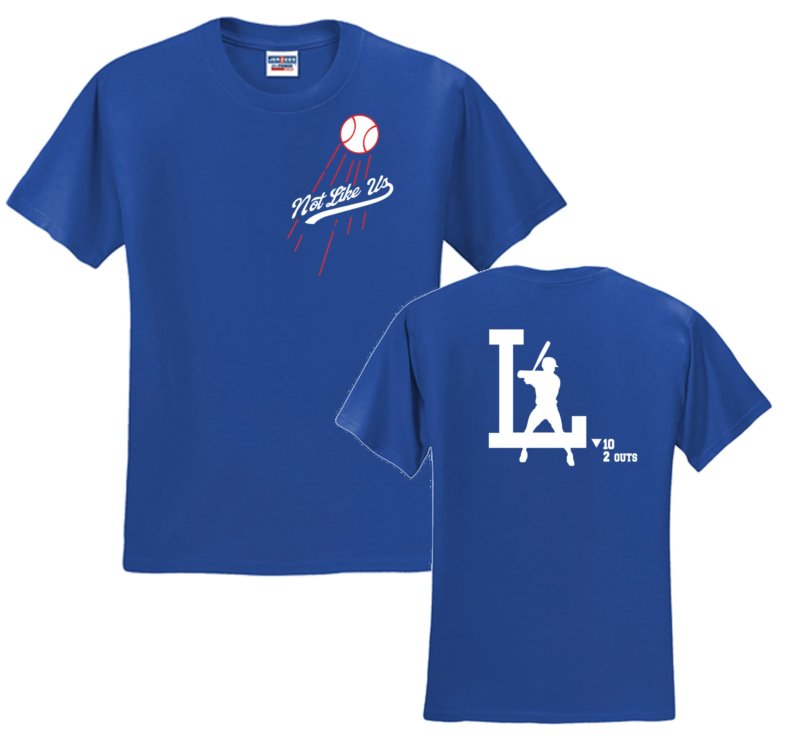 dodgers not like us shirt
