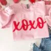 xoxo valentines sweatshirt