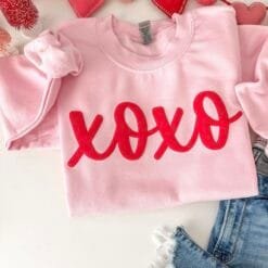 xoxo valentines sweatshirt