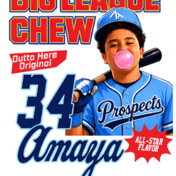 Alternative view of Personalized 'Big League Chew' baseball /softball unisex t-shirt